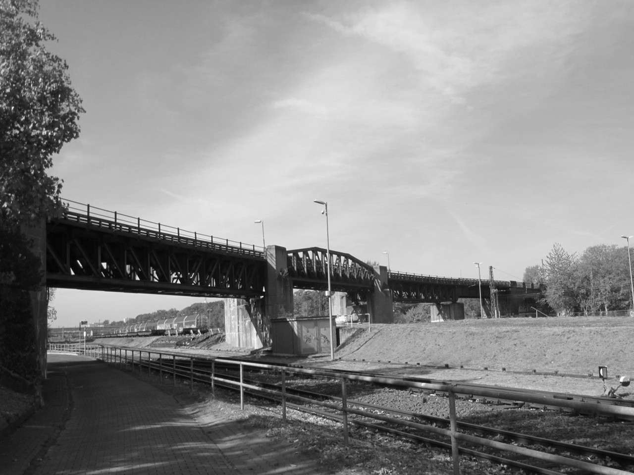 Brückenprüfungen an Bahnbrücken in Frankfurt/Main