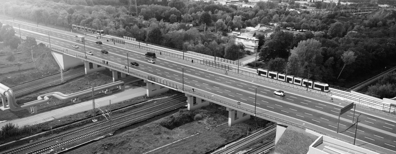 Verkehrsknoten Berlin-Marzahn - Landsberger Allee / Märkische Allee (B 158) / über Gleise der DB AG Verkehrsknoten Berlin-Marzahn - Landsberger Allee / Märkische Allee (B 158) / über Gleise der DB AG