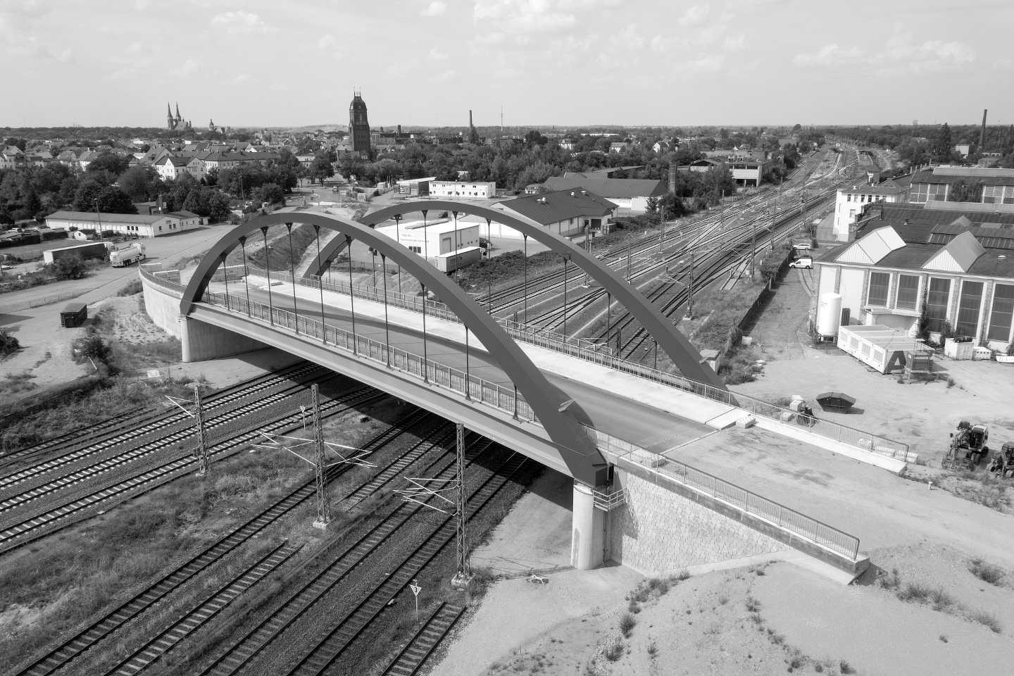 Ersatzneubau der Straßenbrücke über den Bahnhof Köthen (Prosigker Brücke)