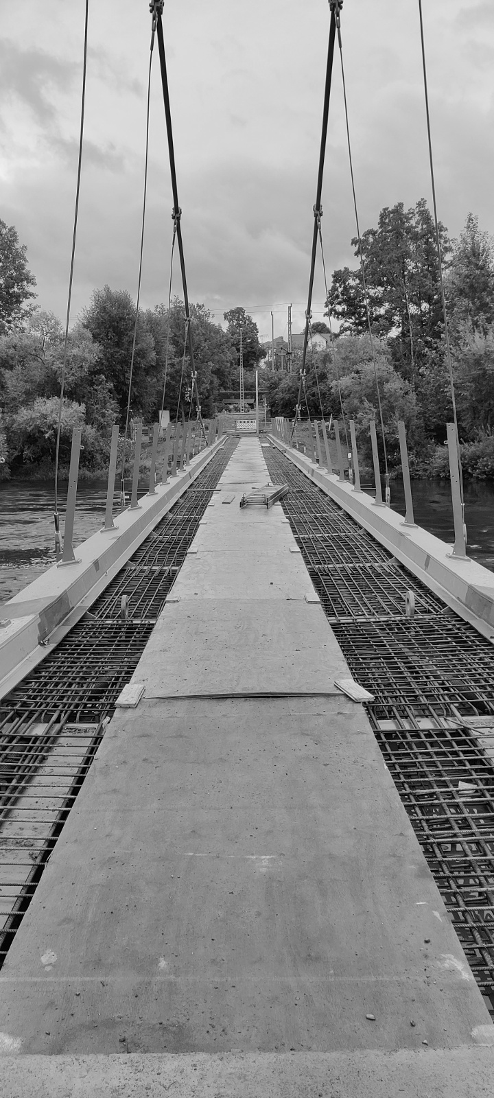 Geh- und Radwegbrücke über die Saale in Saalfeld (Pioniersteg Geh- und Radwegbrücke über die Saale in Saalfeld (Pioniersteg