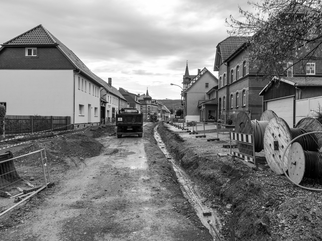 Grundhafter Ausbau der Hauptstraße (L1015) in Niederorschel, 1. BA