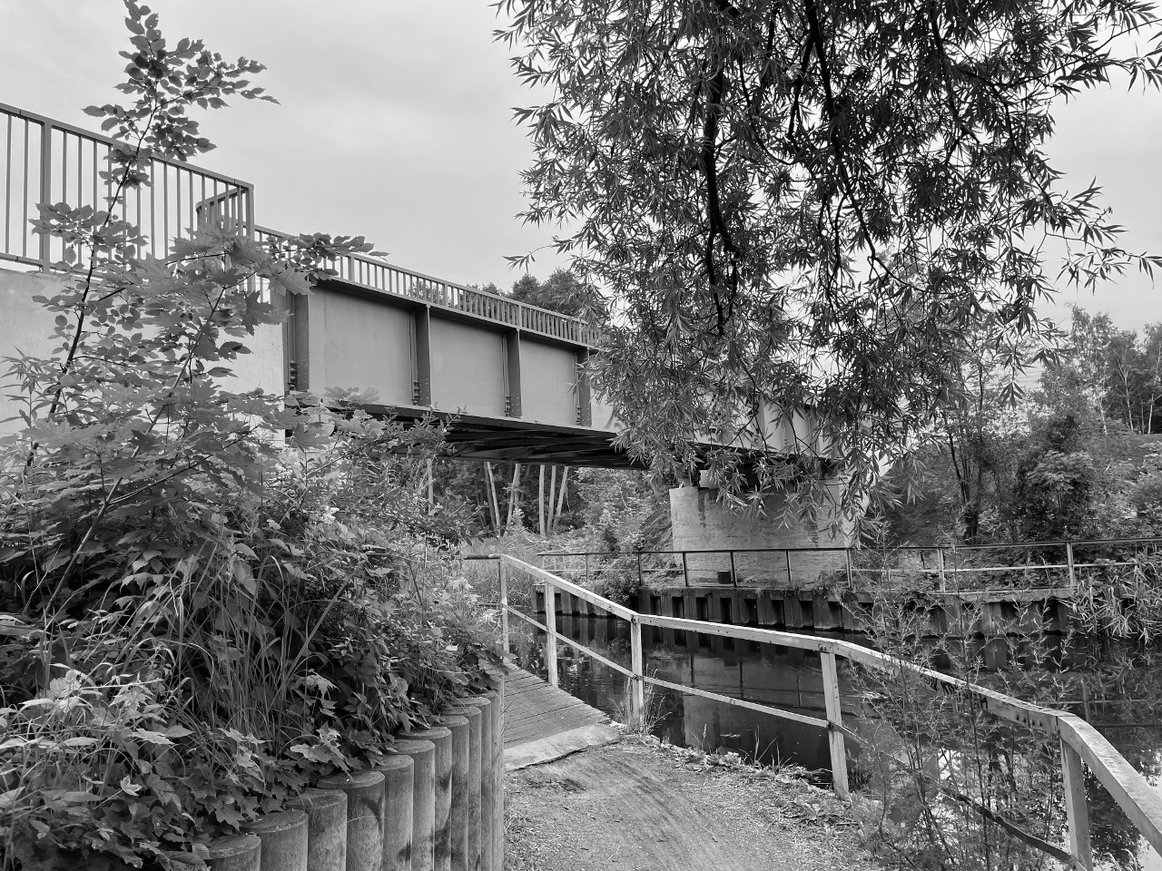 Rad- und Gehweg einschließlich Brücke Altes Heizwerk in Eberswalde