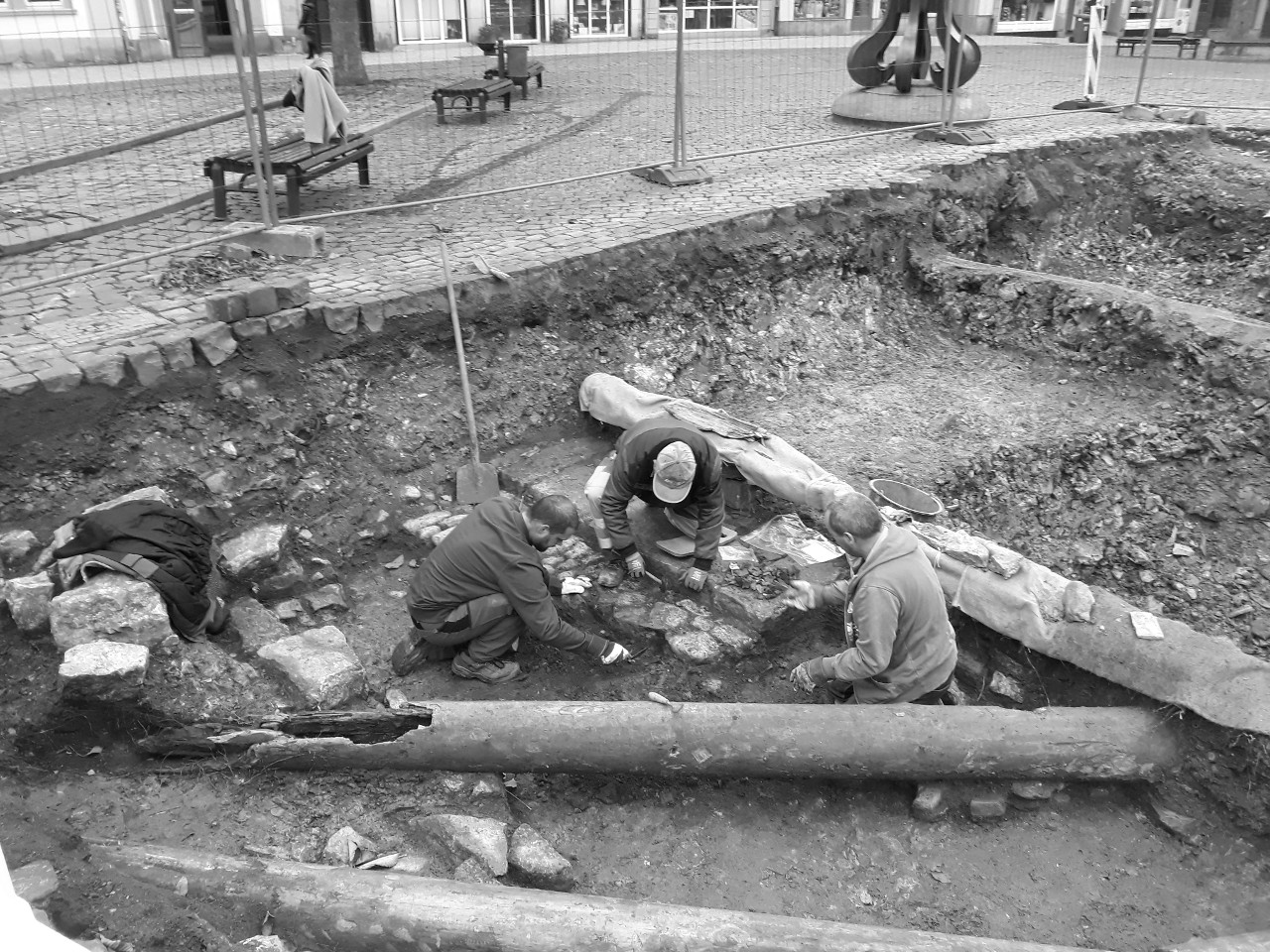 Denkmalgerechte Instandsetzung des Hauptmarktes in Gotha - Fischkeller Denkmalgerechte Instandsetzung des Hauptmarktes in Gotha