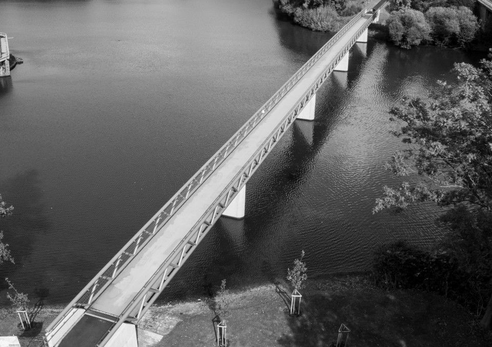 Neubau der Radwegbrücke ü. d. Volme in Hagen